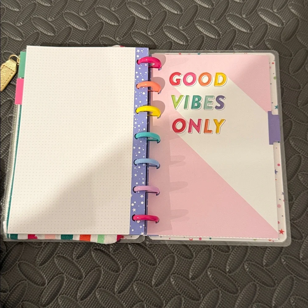 The Happy Planner - Black with Multicolor Accents